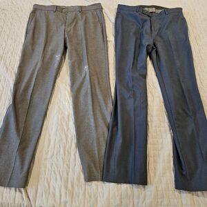 2 pairs of men's dress pants size 34x30. Calvin Klein and Kenneth Cole